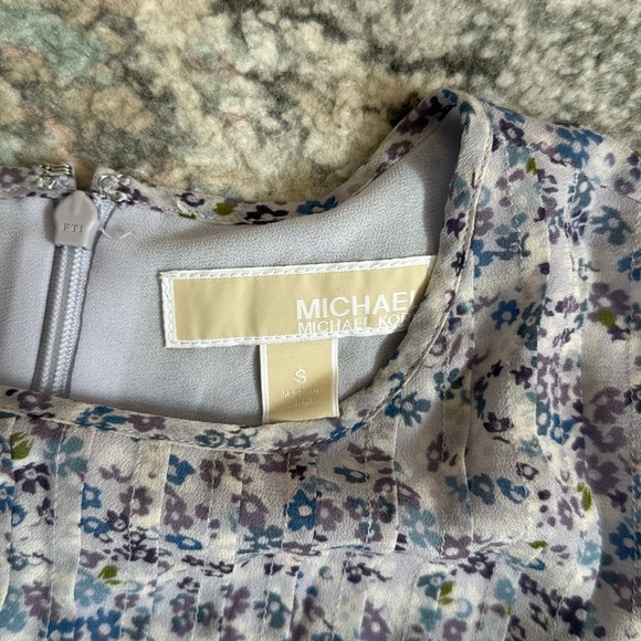 Michael Kors Floral Georgette Dress - Picture 4 of 12